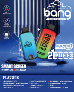 Bang 20000 Smart Screen puffs